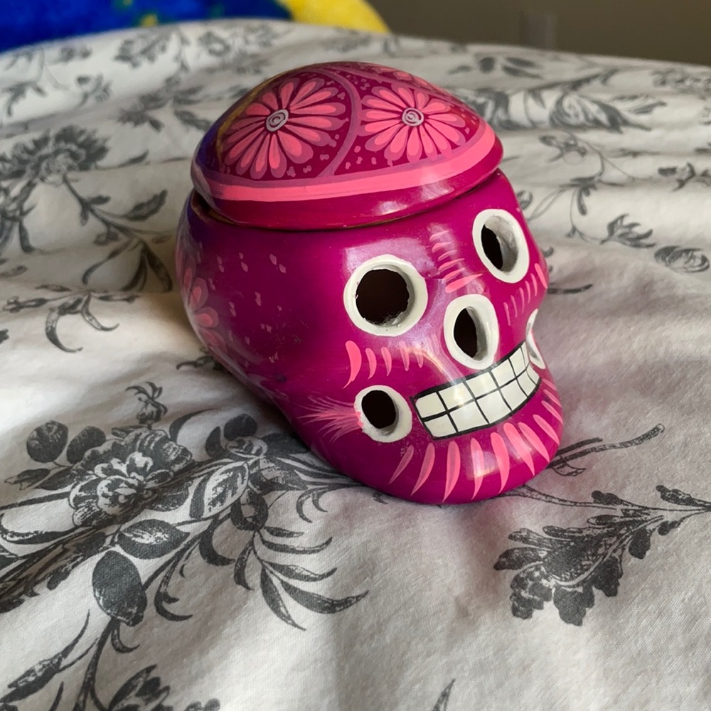 Pink Sugarskull Container